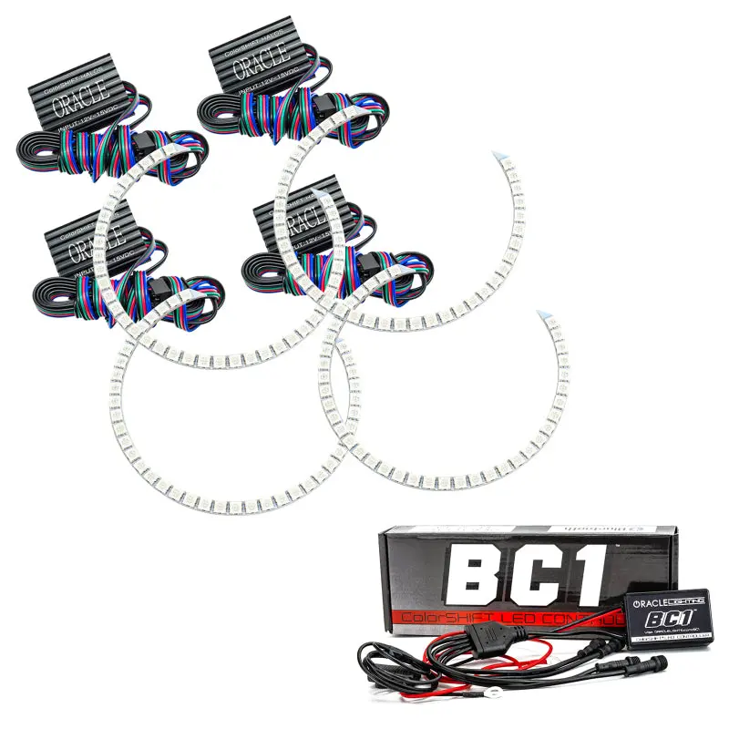 Oracle Chevy Camaro Non-Rs 14-15 Dual Halo Kit Round Style - Colorshift W/ Bc1 Controller 1
