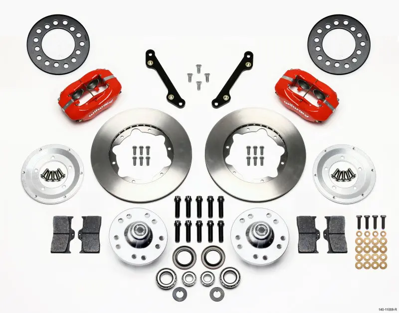 Wilwood 1979-1981 Chevrolet Camaro 2Nd Gen Forged Dynalite Front Kit 11.00In Red 1
