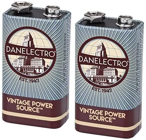Danelectro Db-2 Twin Pack 9V Batteries 1