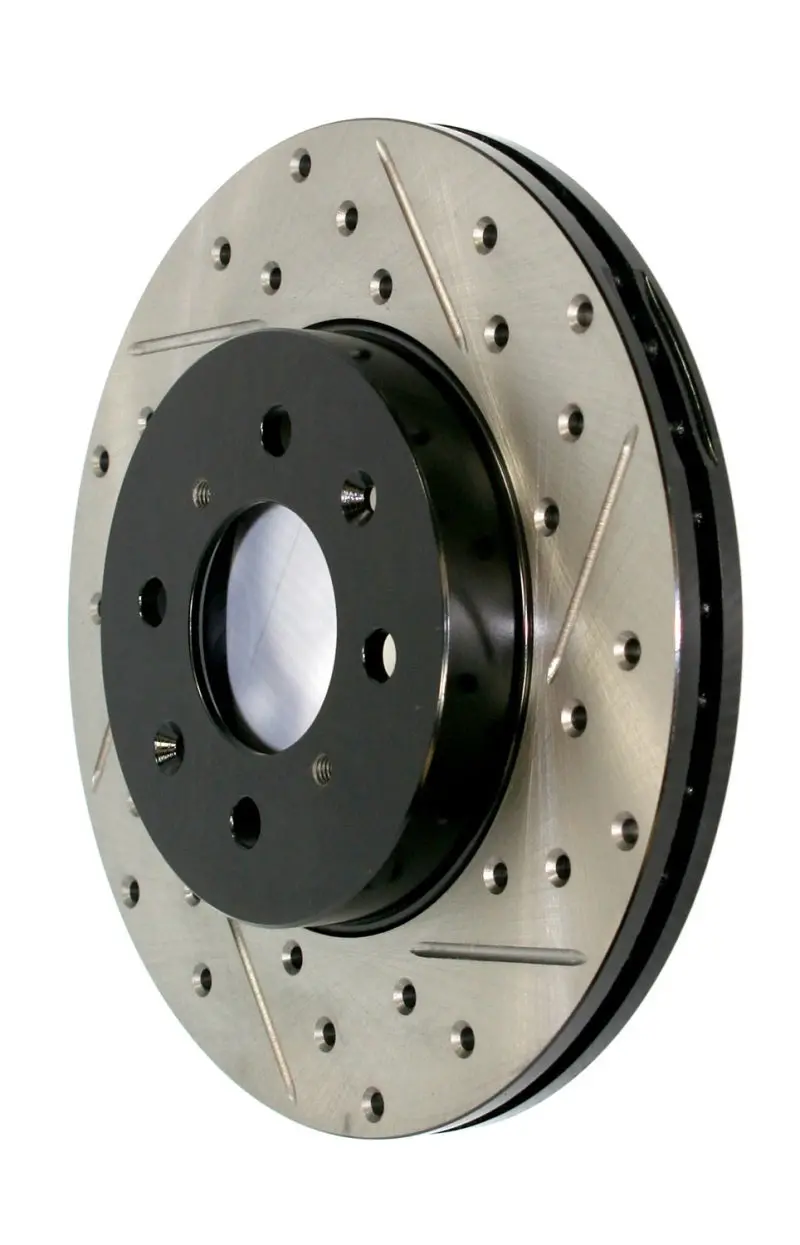 Stoptech 2016-2022 Chevrolet Camaro 6Th Gen + Ss Brembo 4 Piston J6g Sport Slotted & Drilled Left Rotor 1