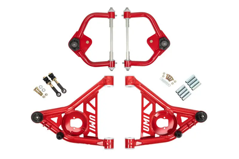 Umi Performance 1970-1981 Chevrolet Camaro 2Nd Gen Gm F-Body Front A-Arm Kit Delrin Bushings Tall Ball Joints 1