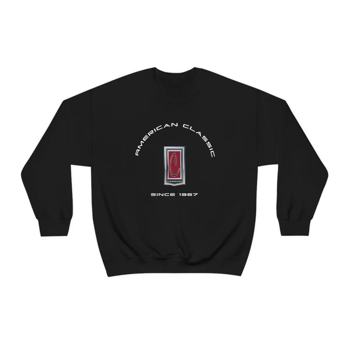Camaro 1St Gen American Classic Crew Neck Heavy Duty Sweatshirt 1