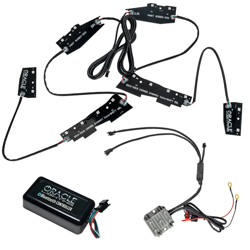Oracle 16-18 Chevy Camaro Dynamic Headlight Drl Upgrade Kit - Colorshift - Dynamic 1