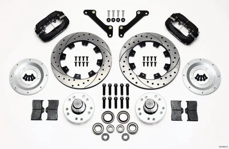 Wilwood 1979-1981 Chevrolet Camaro 2Nd Gen Forged Dynalite Front Kit 12.19In Drilled 1