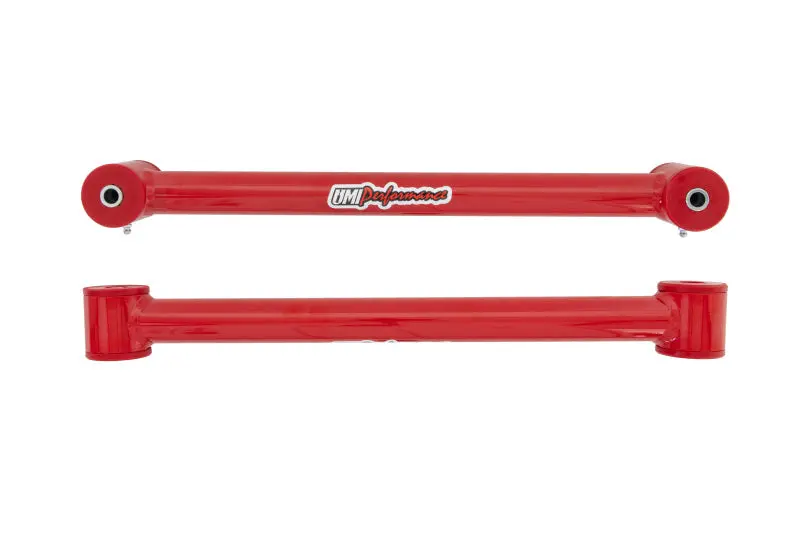 Umi Performance 1982-2002 Chevrolet Camaro 3Rd-4Th Gen Gm F-Body Tubular Non-Adjustable Lower Control Arms Red 1