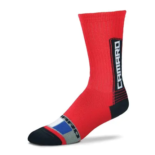 Camaro Stripe Crew Socks 1