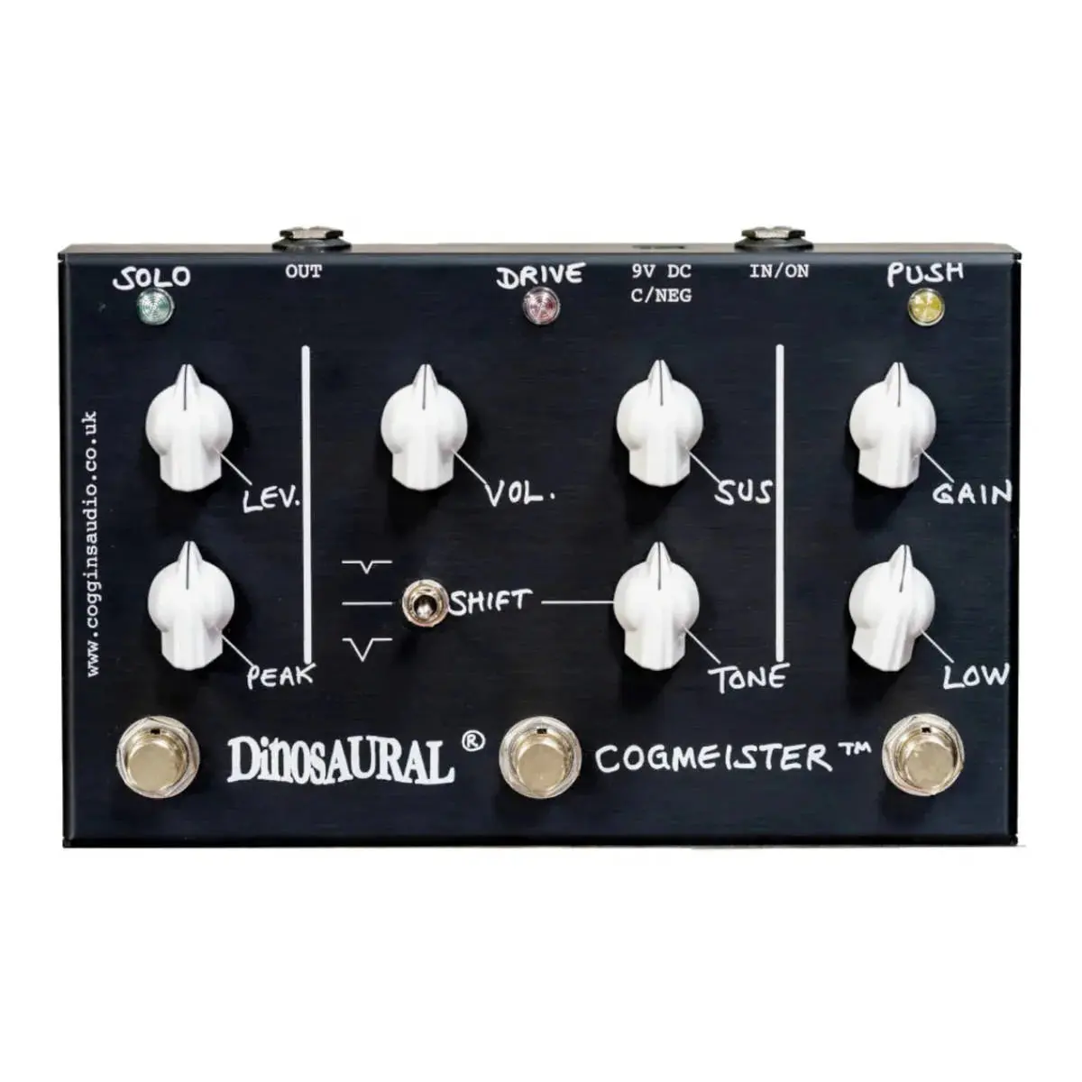 Dinosaural Cogmeister - 3-In-1 Vintage Overdrive And Boost Pedal *Free Shipping In The Usa* 1