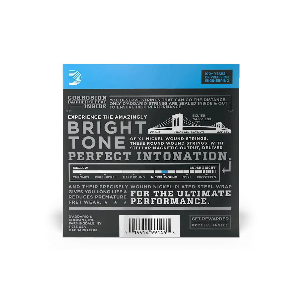 D'addario Exl156 Bass Vi Strings 2