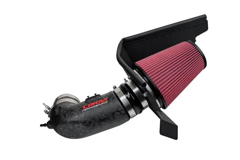Corsa 17-24 Chevrolet Camaro Zl1 Matte Forged Carbon Fiber Air Intake W/ Drytech 3D Filter 1