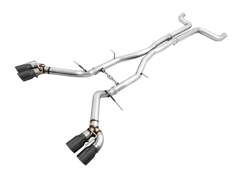 Awe Tuning 2016-2024 Chevrolet Camaro 6Th Gen Ss Non-Res Cat-Back Exhaust Track Edition (Quad Diamond Black Tips) 1