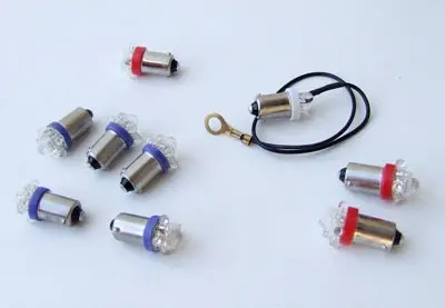 Led Instrument Bulbs Blue 1964-1965 1