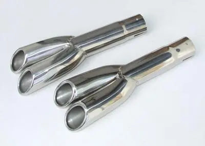 Dual Outlet Exhaust Tips 1967-1969 1