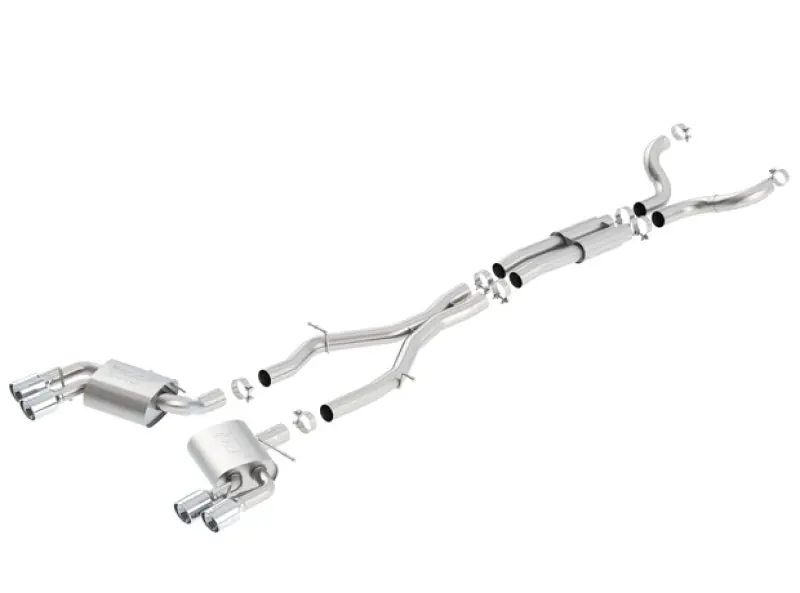 Borla 2016-2024 Chevrolet Camaro 6Th Gen Ss 6.2L Dual Tip Dual Split Rear Exit Dual Mode Catback Exhaust (Npp) 2