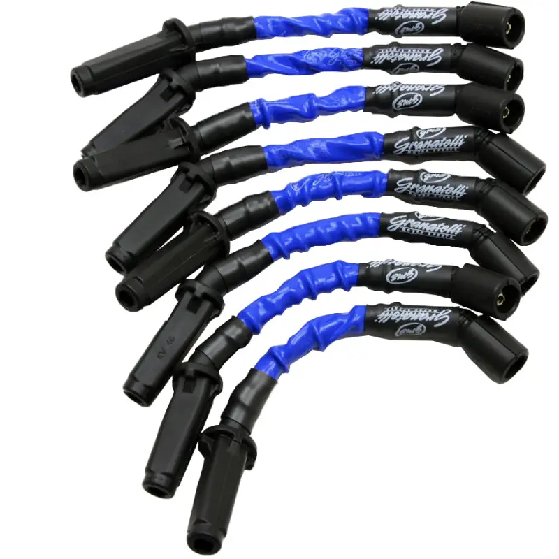 Granatelli Motor Sports 2010-2015 Chevrolet Camaro 5Th Gen Granatelli Gm Ls2 Ls3 Ls6 Ls7 Ls9 Lsa Hi-Perf Coil-Near-Plug Wire Conn Kit W Blue Jacket 1