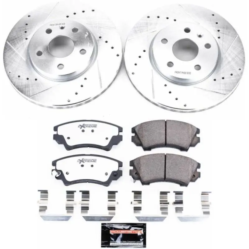 Powerstop 2010-2015 Chevrolet Camaro 5Th Gen Power Stop Regal Front Z26 Street Warrior Brake Kit 1