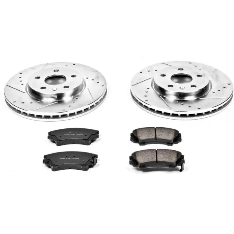 Powerstop 2010-2015 Chevrolet Camaro 5Th Gen Power Stop Regal Front Z23 Evolution Sport Brake Kit 1