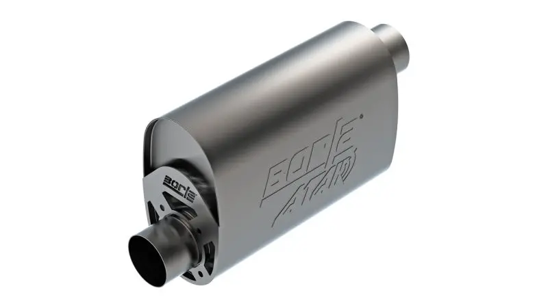 Borla 2010-2015 Chevrolet Camaro 5Th Gen Cratemuffler Ls3 3In Offset In Offset Out 14In X 4.35In X 9.10In Oval Muffler Atak 1