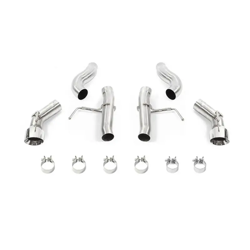 Mishimoto 2016-2023 Chevrolet Camaro 6Th Gen + 2.0T Dual-Tip Race Axle-Back Exhaust W Polished Tips 1