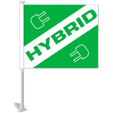 Heavy-Duty Clip-On Car Window Flag – USA Design for Antenna-Free Vehicles – 11" × 13" Single-Sided Flag with 19" Pole - Image 6