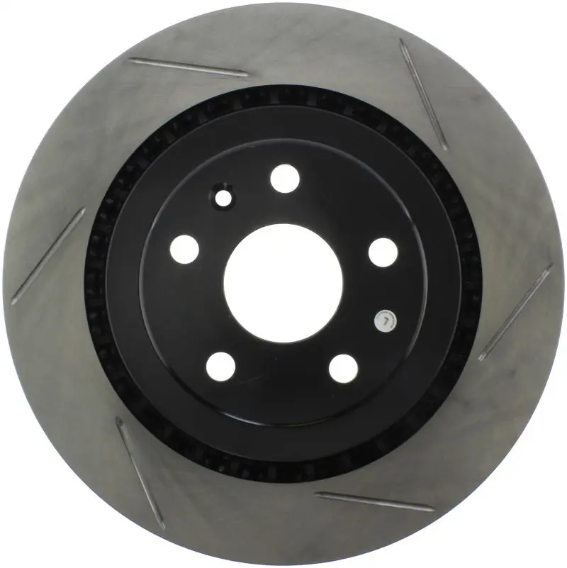 Stoptech 2016-2020 Chevrolet Camaro 6Th Gen Sport Slotted Rotor Rear Left 1