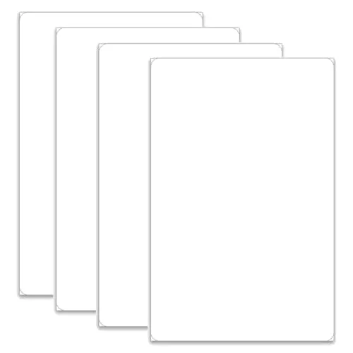 Blank Ros Stickers For Car Dealerships – 5.5" × 8.5" Clear Vinyl Face Adhesive – Dual Purpose Legal Compliance & Advertising Tags – Report Of Sale Document Holders – Vehicle Window Stickers 4
