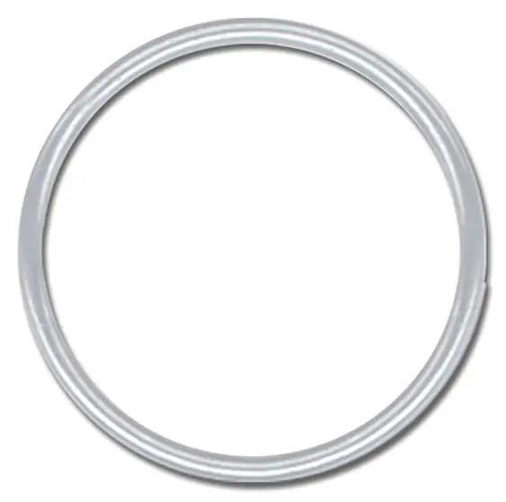 7/8" Zinc-Plated Steel Key Rings - Durable Alloy Steel Silver Split Key Rings - Easy To Install With 1-1/4" Wrap Around - Ideal For Crafts, Auto Dealerships, And Keychain Organization 1