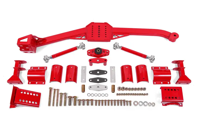 Bmr Suspension 1982-1992 Chevrolet 3Rd Gen Camaro Bmr F-Body Body Mount Watts Link Rod Ends Red 1