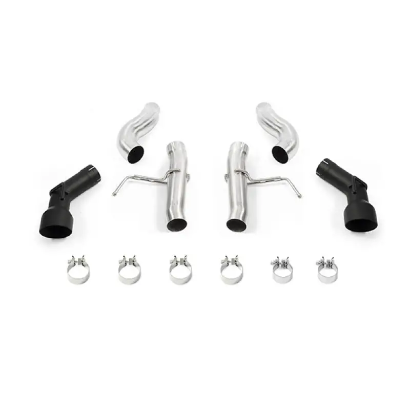 Mishimoto 2016-2023 Chevrolet Camaro 6Th Gen + 2.0T Dual-Tip Race Axle-Back Exhaust W Black Tips 1