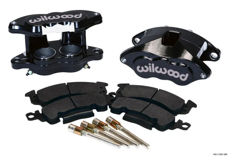 Wilwood 1970-1981 Chevrolet Camaro 2Nd Gen D52 Front Caliper Kit Black Powder 2.00 2.00In Piston 1.04In Rotor 1