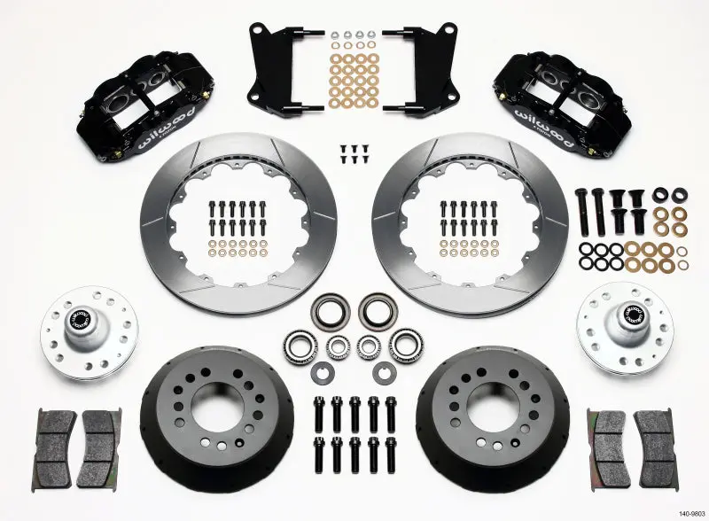 Wilwood 1967-1969 Chevrolet Camaro 1St Gen Narrow Superlite 6R Front Hub Kit 12.88In 1