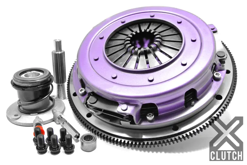 Xclutch 1998-2002 Chevrolet Camaro 4Th Gen Z28 5.7L 10.5In Twin Solid Organic Clutch Kit 1