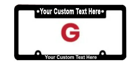 Custom License Popular Plate Frame Model G 1