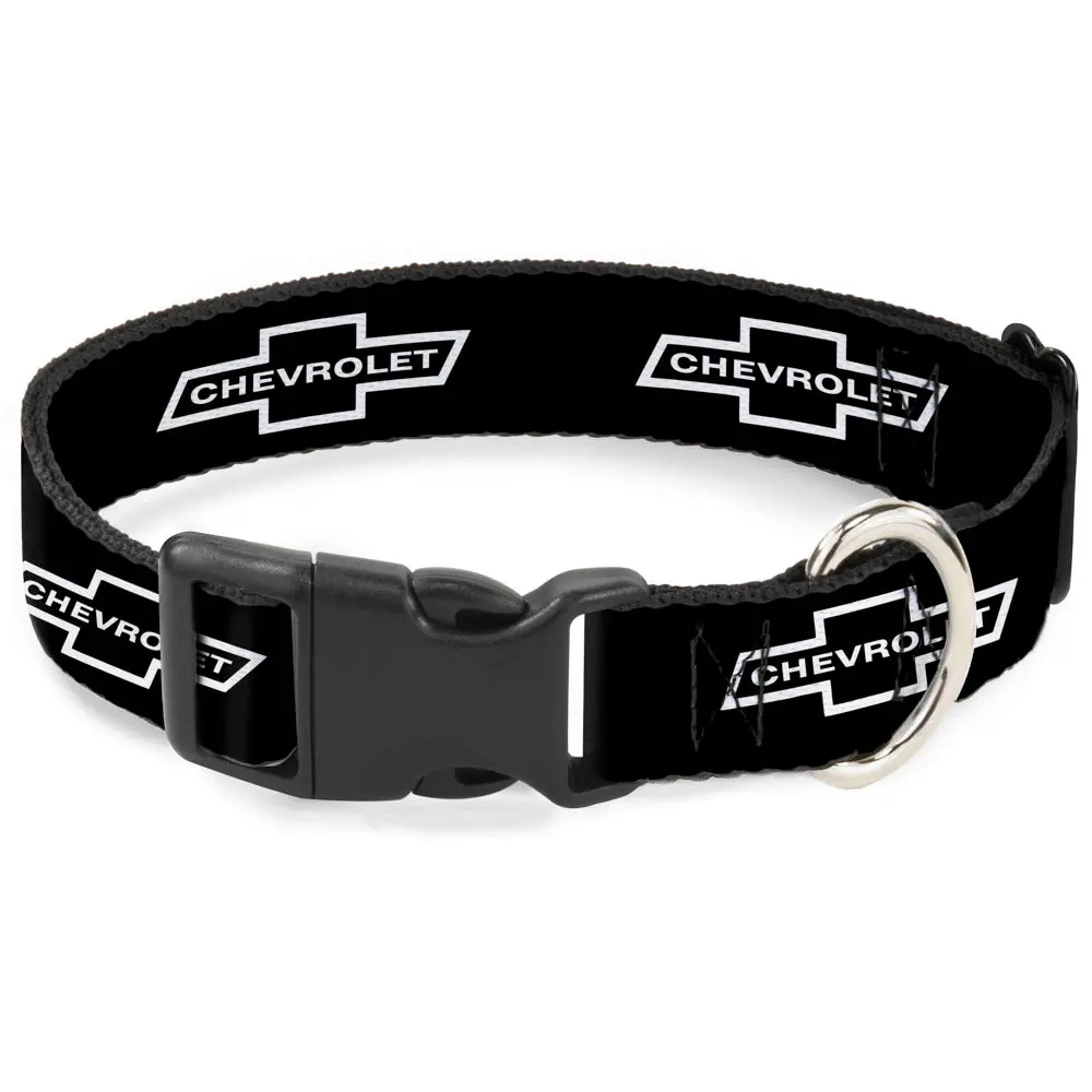 1965 Chevrolet Bowtie Black & White Plastic Clip Collar 1