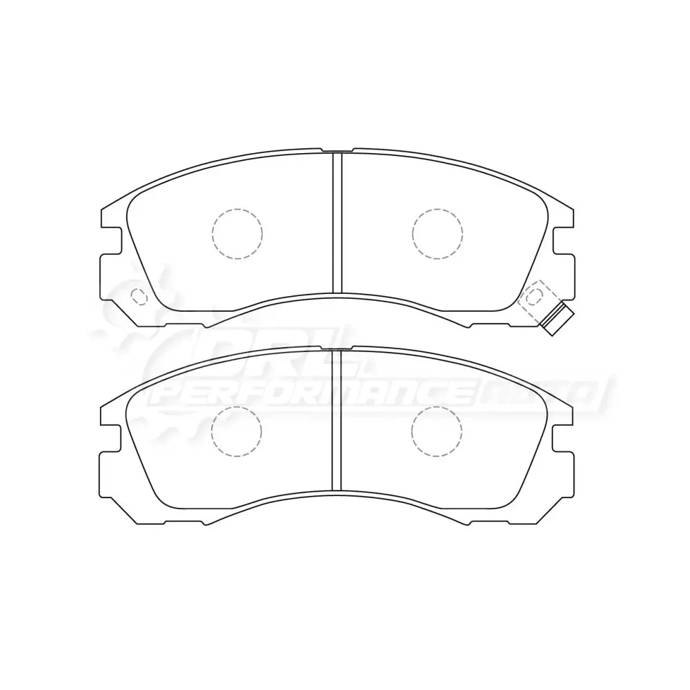 Gloc Brake Pad - Evo 1-4 R10 Front 2