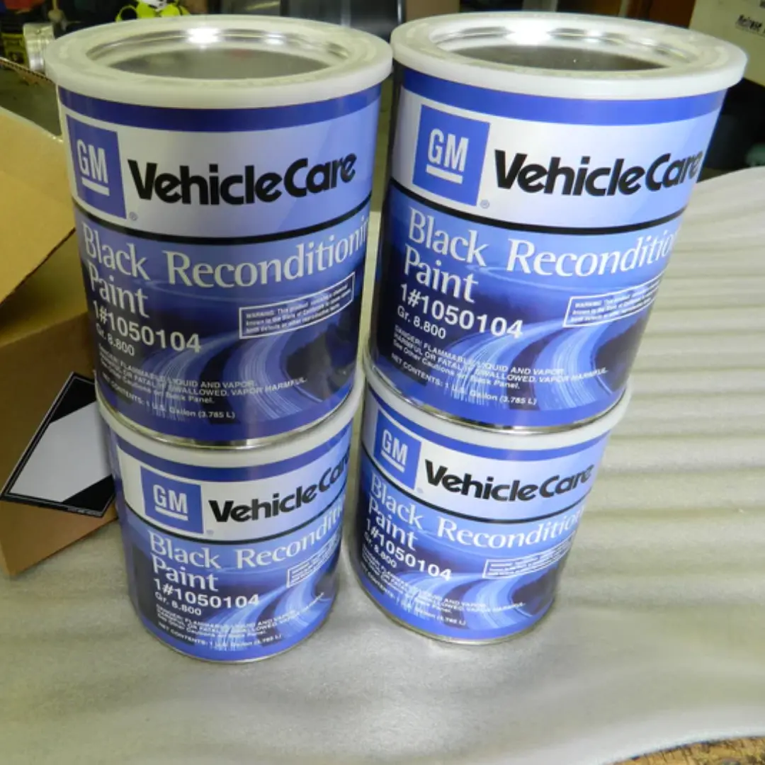 Gm Black Restoration Paint #1050104 / 1 Gallon 1