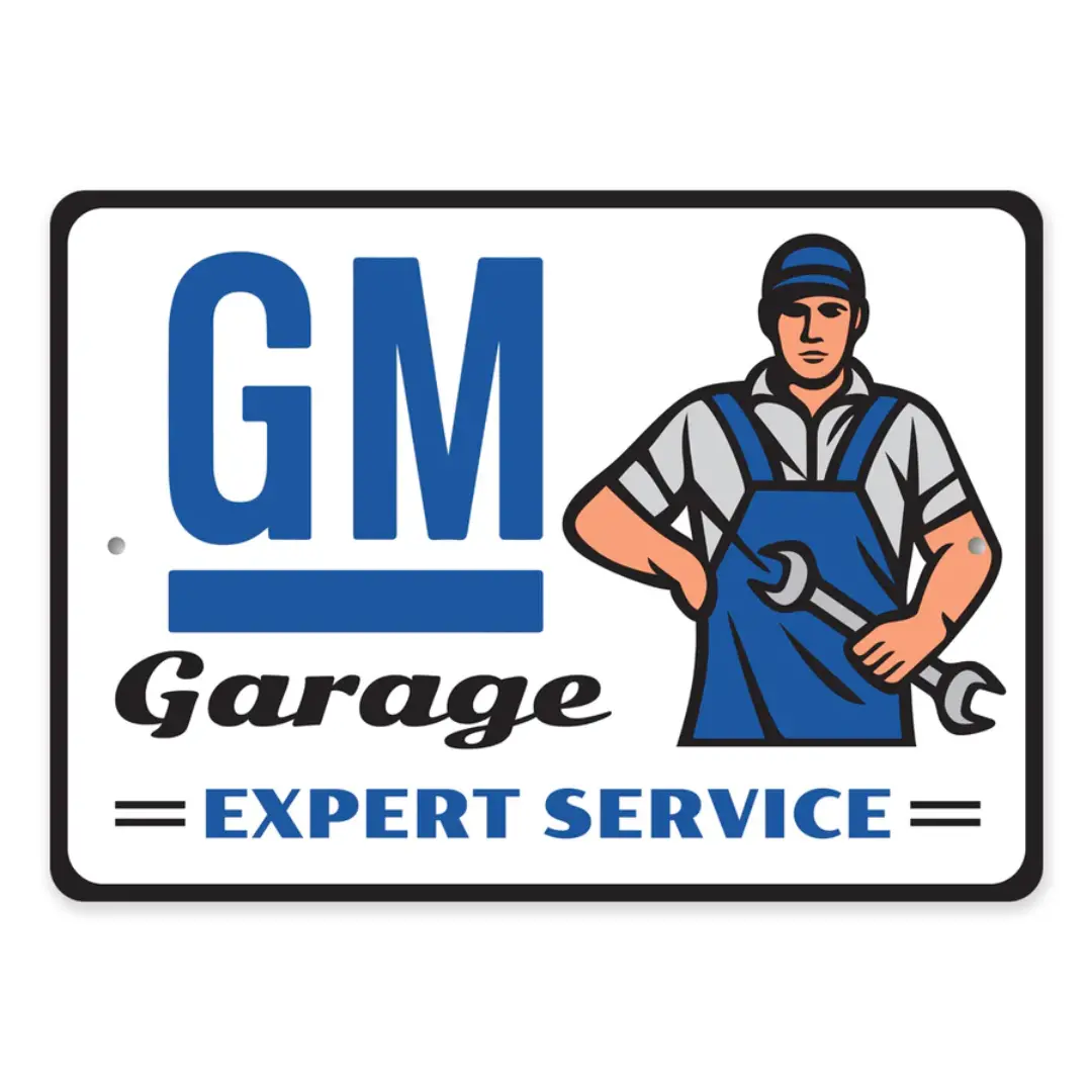 Gm Garage Expert Service Sign - Aluminum Sign 1