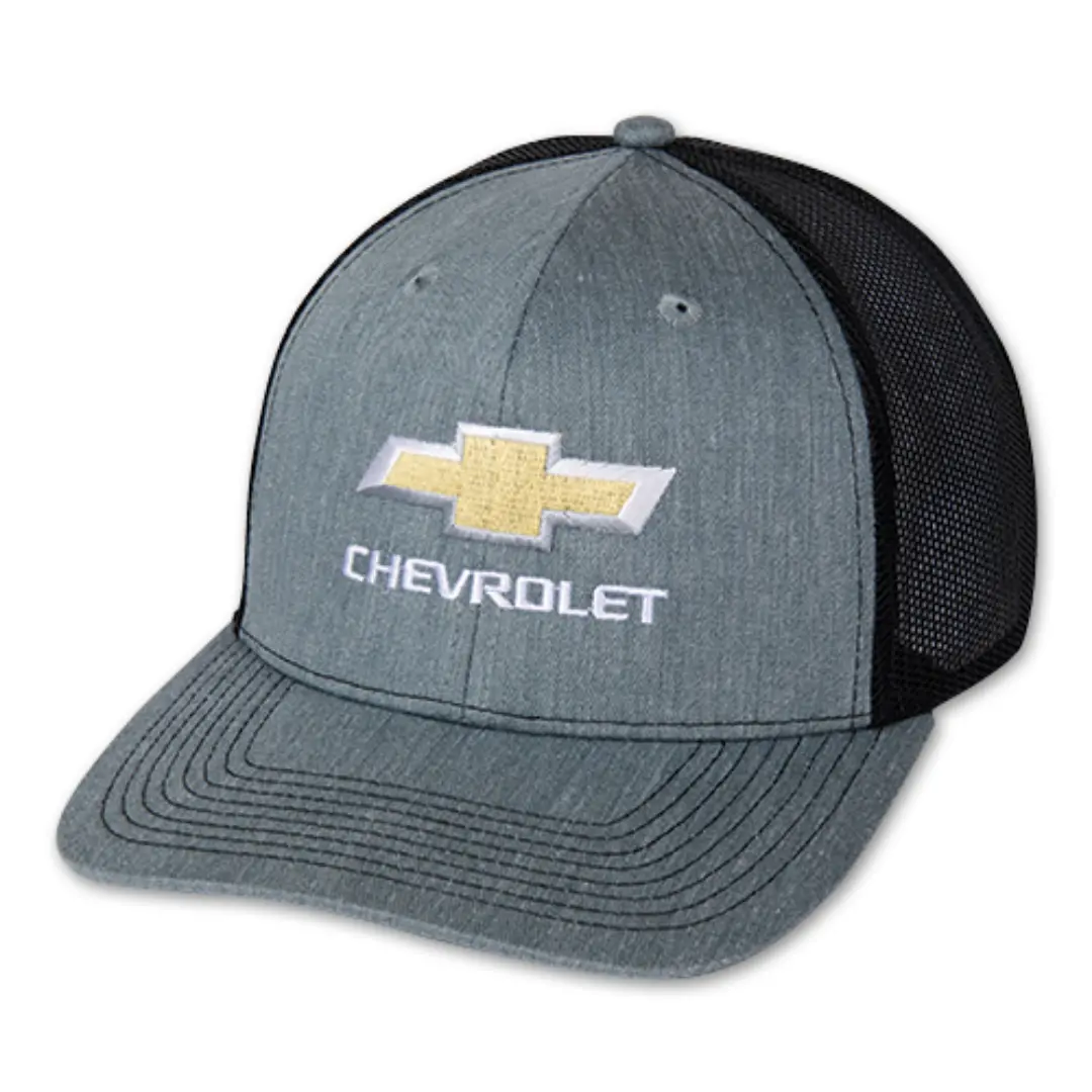 Grey Gold Bowtie Trucker Cap 1