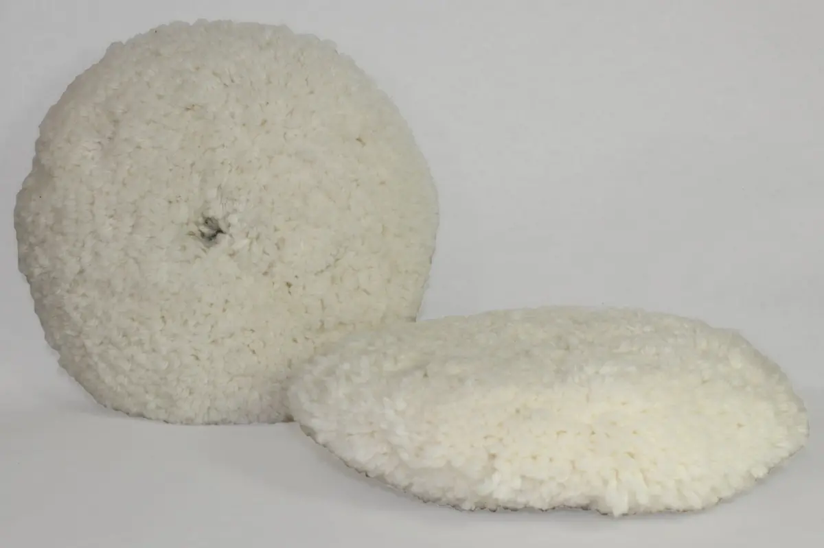 8" Double Sided White Wool Compounding 1