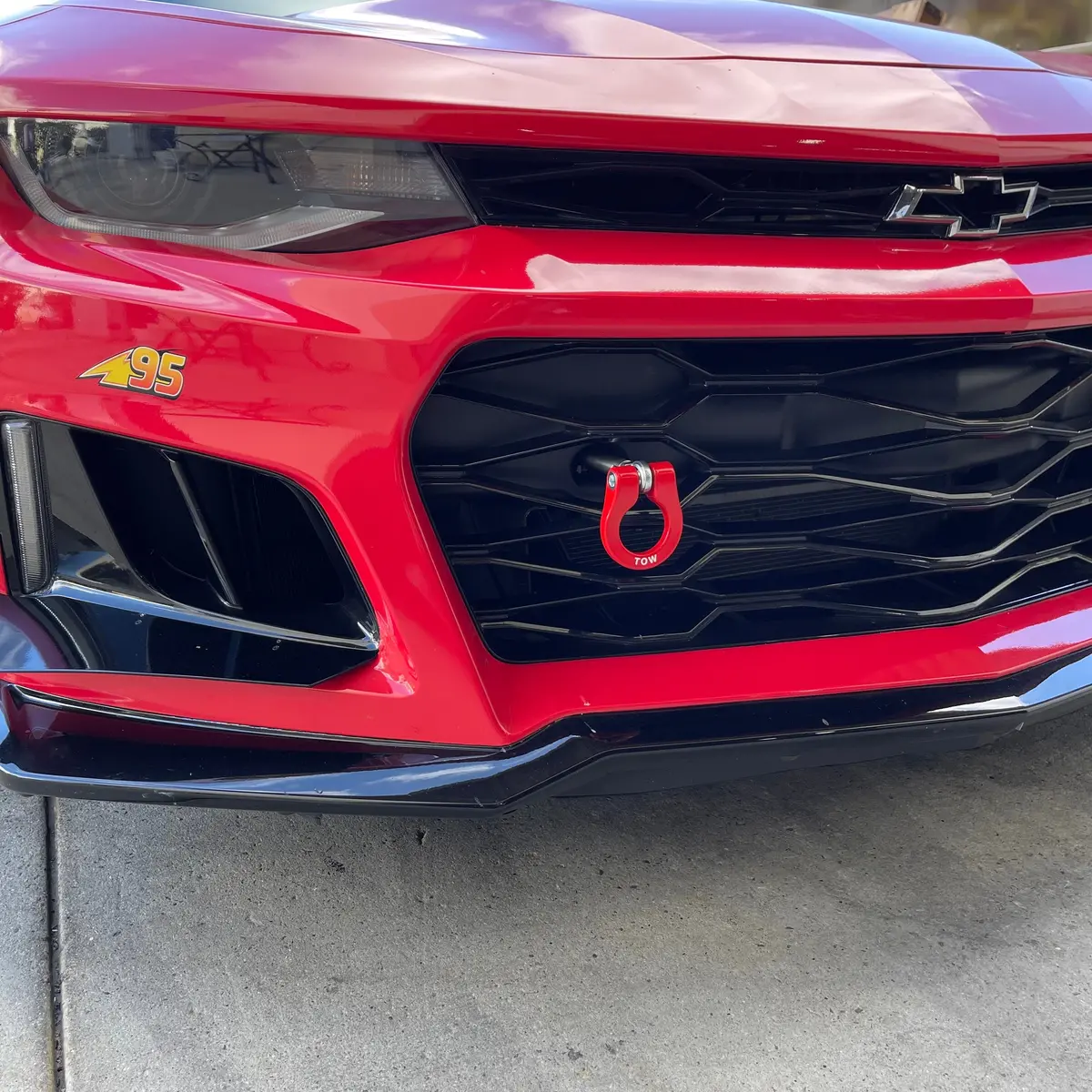 2016-2024 Camaro Premium Stealth Tow Hook 1