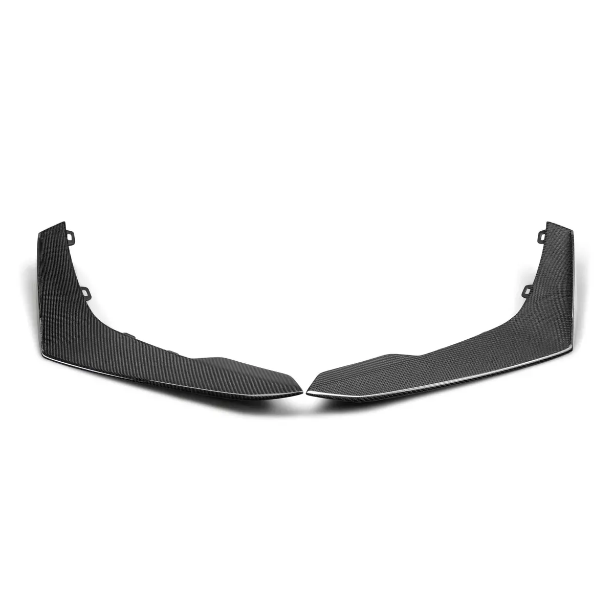 2019-2024 Chevy Camaro Zl1 1Le Track Package Carbon Fiber Canards (Dive Planes) Aftermarket Aausa Zl1 Bumper Mold 1