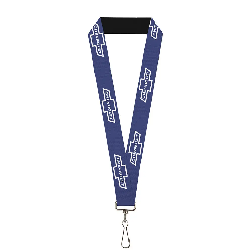 1965 Chevrolet Bowtie Blue & White Lanyard - 1.0" 1