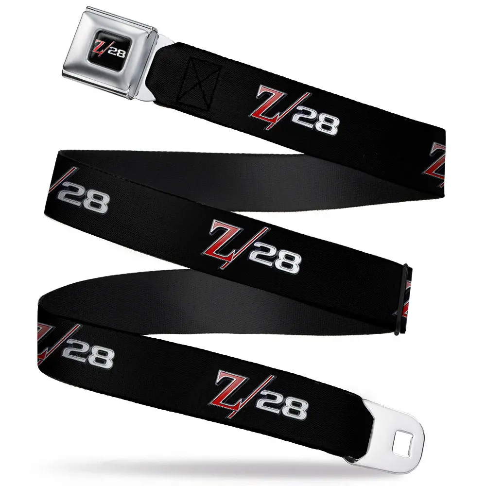 1969 Camaro Z/28 Emblem Seatbelt Belt - Black 1