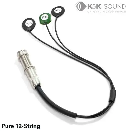 K & K Sound  Pure 12 String + Volume Control *Free Shipping In The Usa* 1
