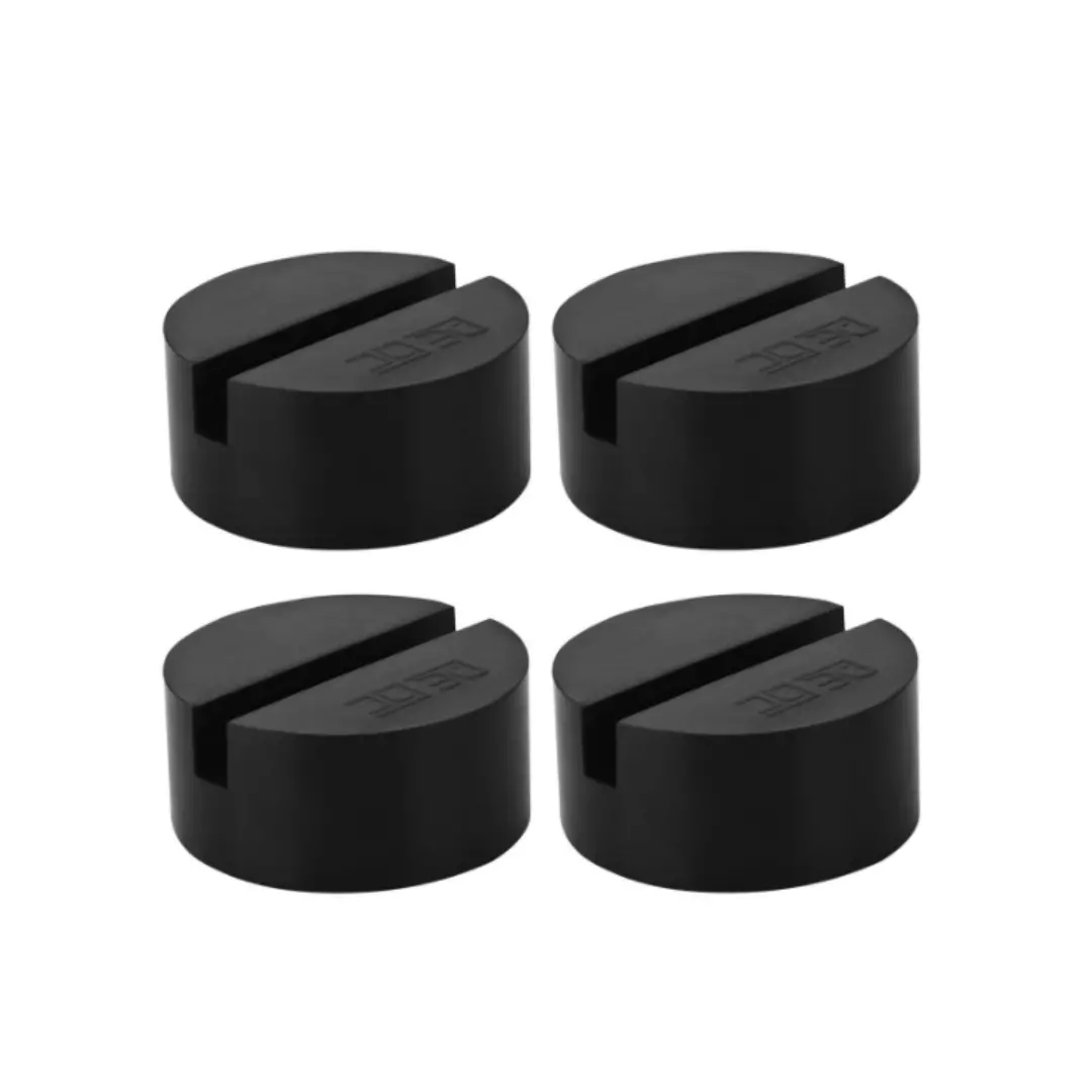 Medium Slotted Rubber Jack Pads - Set Of 4 - Ca 1