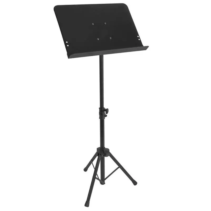 On-Stage Sm7211b Conductor Sheet Music Stand W/ Tripod Folding Base 1