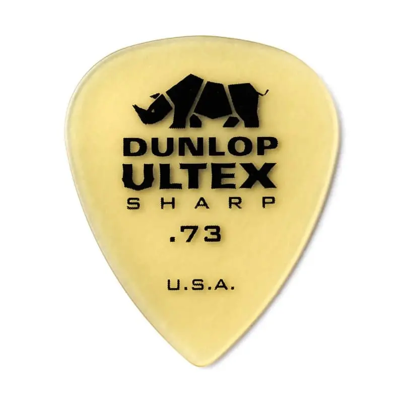 Dunlop Ultex Sharp Picks .73Mm, 6 Pack- 433P.73 1