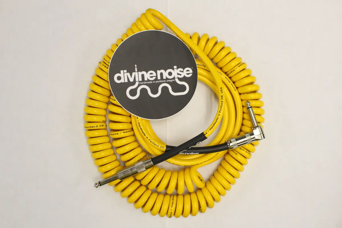 Divine Noise 50/50 Cable Yellow 30' Straight / Angle *Free Shipping In The Usa* 1