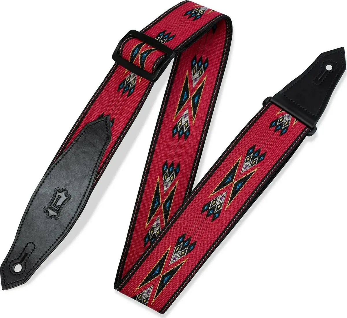 Levy's Mssn80-Red Guitar Strap *Free Shipping In The Usa* 1