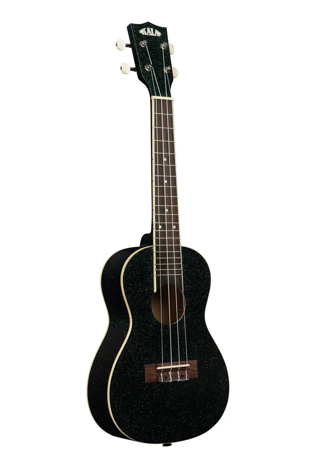 Kala Ka-Sprk-Black Galaxy Black Sparkle Ukulele 1