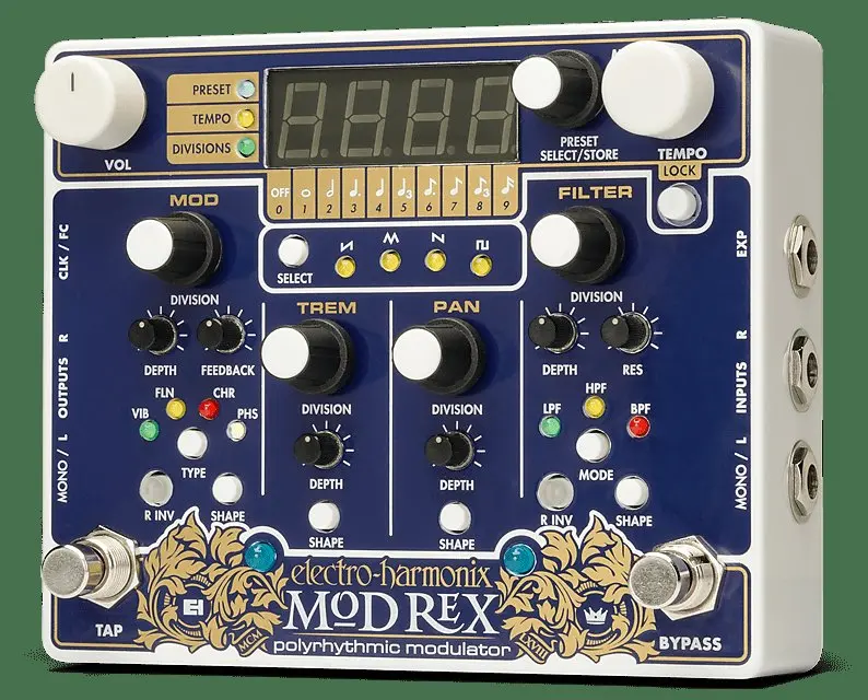 Electro-Harmonix Mod Rex Poly Rhythmic Modulator *Free Shipping In The Usa* 1